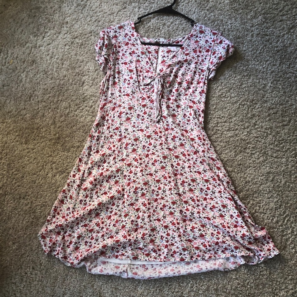 Pink Floral Dress